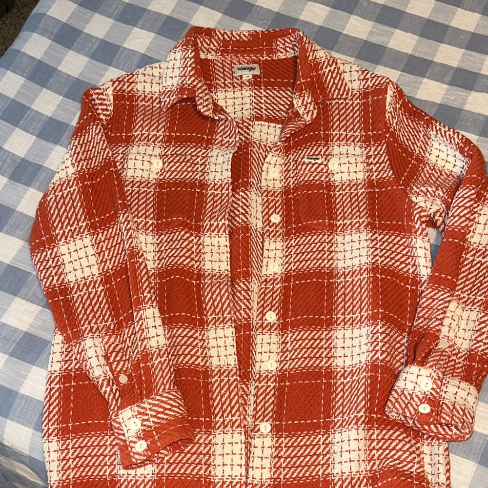 Wrangler flannel shacket